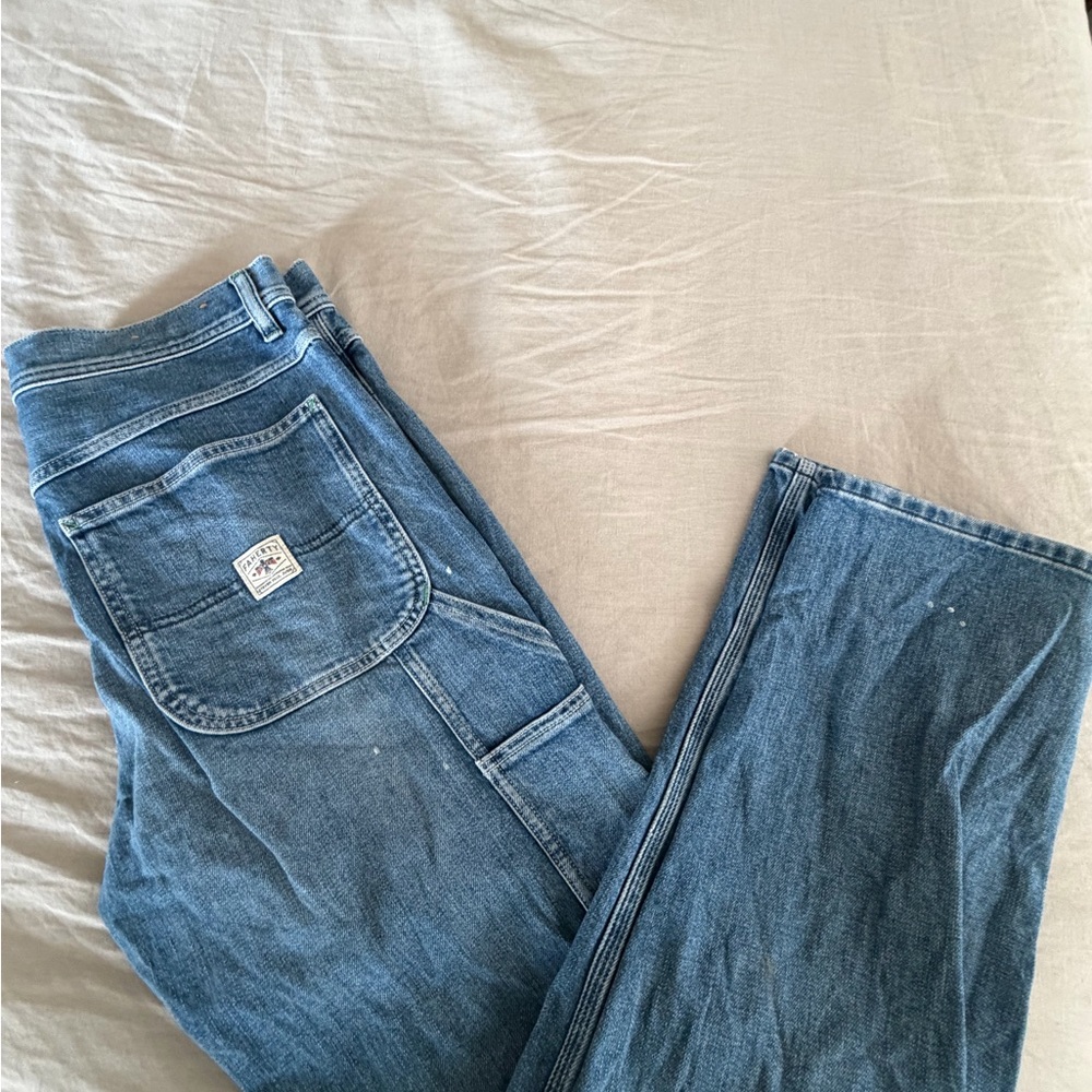 Faherty Men's Relaxed Indigo Jeans - Picture 9 of 11